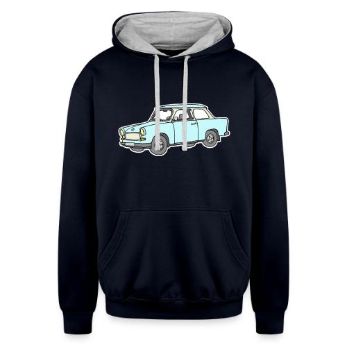 Trabant (lightblue) - Unisex Contrast Hoodie