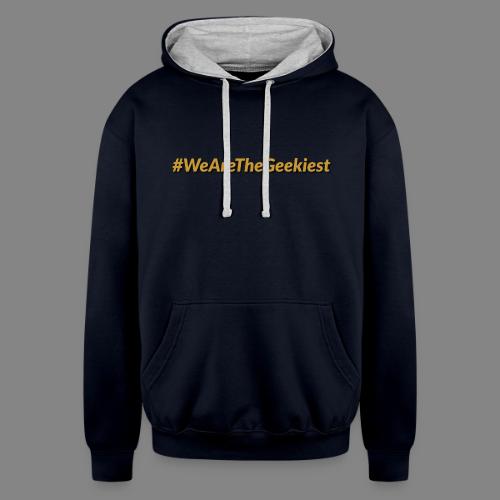 #WeAreTheGeekiest - Unisex Contrast Hoodie