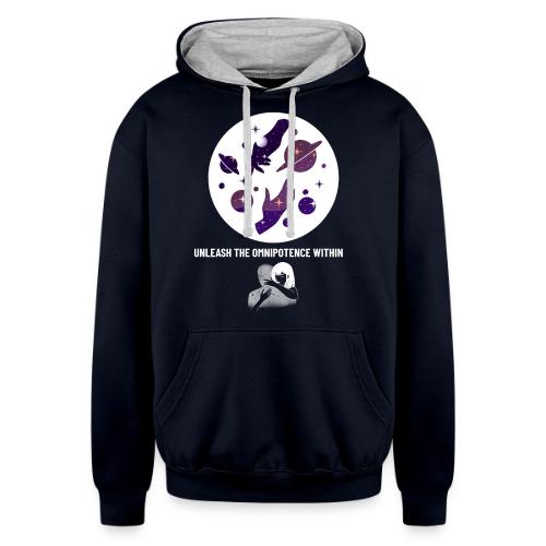 Unleash The Omnipotence Within - Unisex Contrast Hoodie