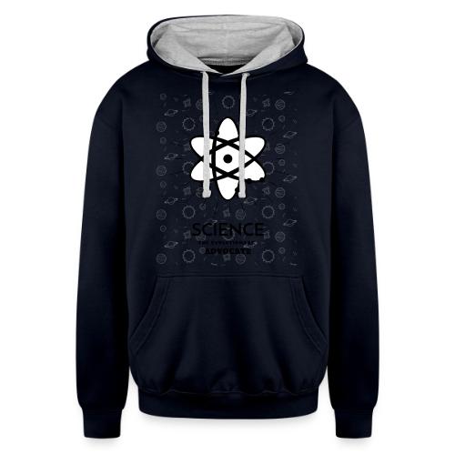 Science The Evolutionary Advocate - Unisex Contrast Hoodie