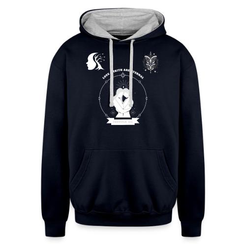 Love & Faith - Unisex Contrast Hoodie