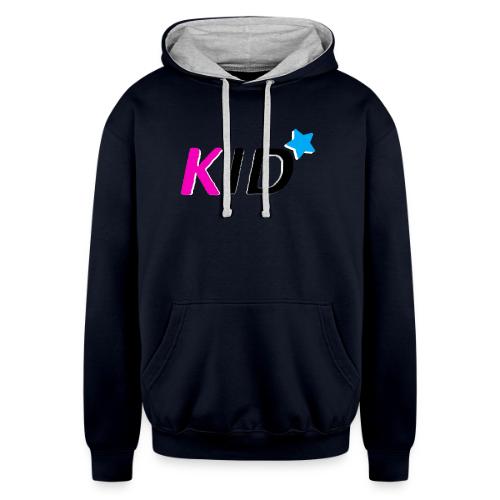 New KID logo (Vice) - Unisex Contrast Hoodie