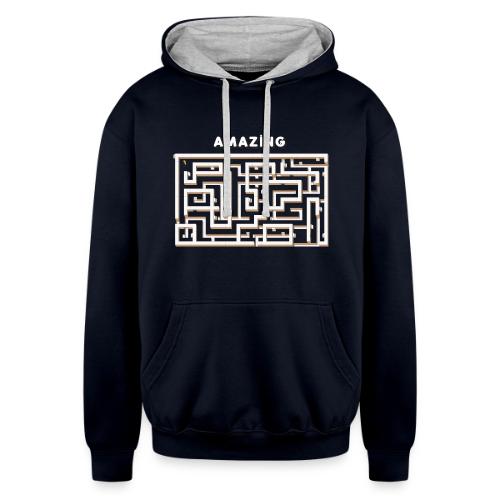 Amazing! - Unisex Contrast Hoodie
