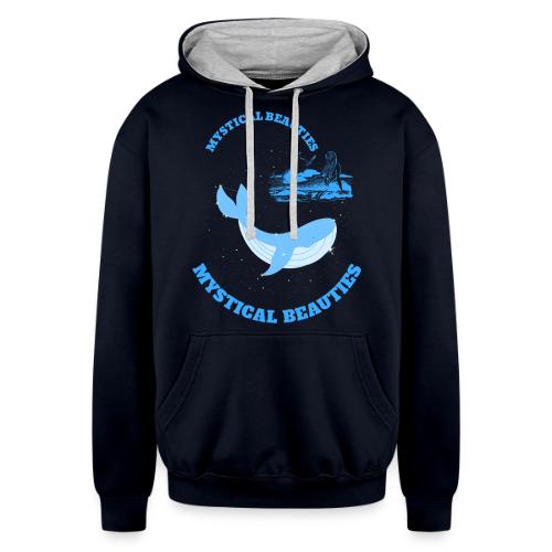Mystical Beauties - Unisex Contrast Hoodie