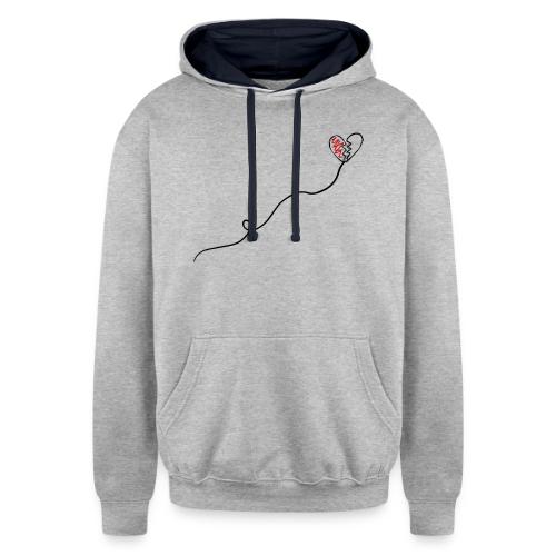 You Don't Know Me Album Art - Unisex Contrast Hoodie