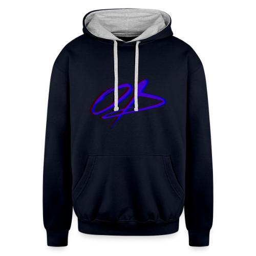 Nephew OD Logo Merch - Unisex Contrast Hoodie