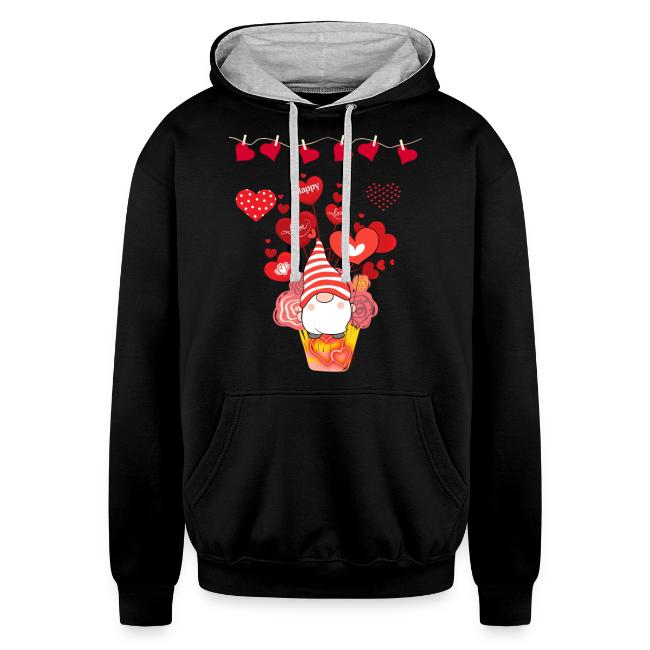 Design wrapped in love hearts, vibrating in love.