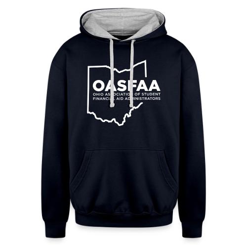 OASFAA B&W Logo - Unisex Contrast Hoodie