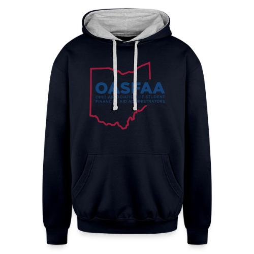 OASFAA Logo Color - Unisex Contrast Hoodie