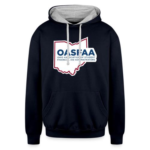 OASFAA Logo Color Cutout - Unisex Contrast Hoodie
