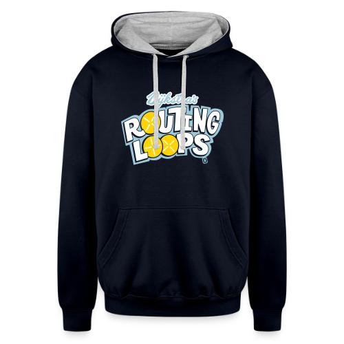 Dijkstra's Routing Loops - Unisex Contrast Hoodie