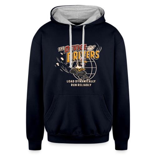 The Device Drivers - Unisex Contrast Hoodie