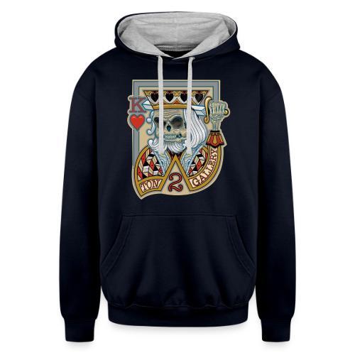 King of hearts - Unisex Contrast Hoodie