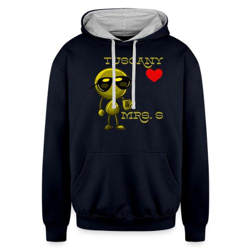 Smoon City_Tuscany Mrs. S - Unisex Contrast Hoodie