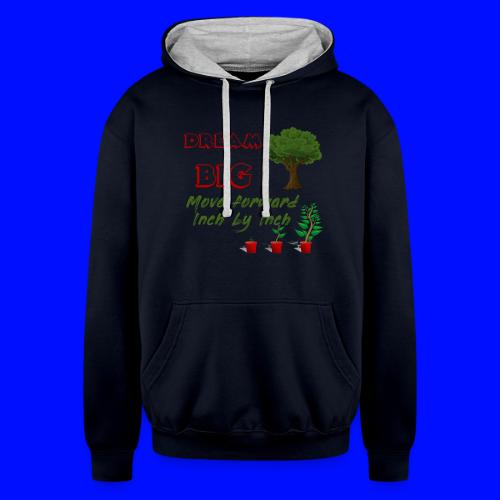 Dream big - Unisex Contrast Hoodie