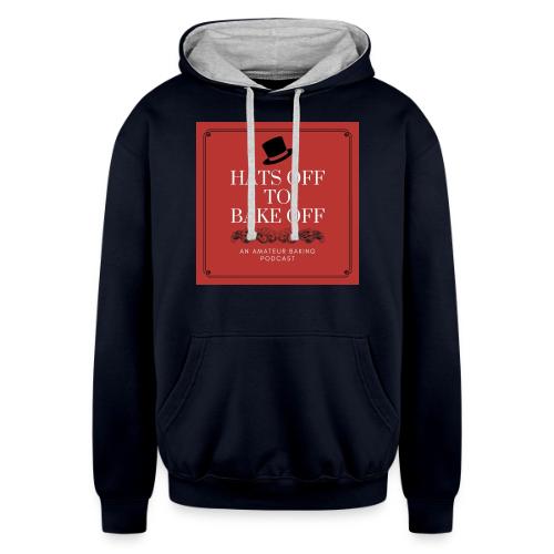 Hats Off to Bake Off Podcast - Unisex Contrast Hoodie