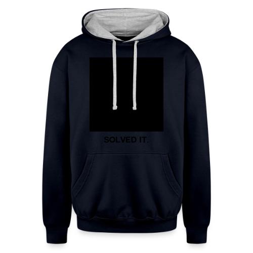 SOLVED IT (OG) - Unisex Contrast Hoodie