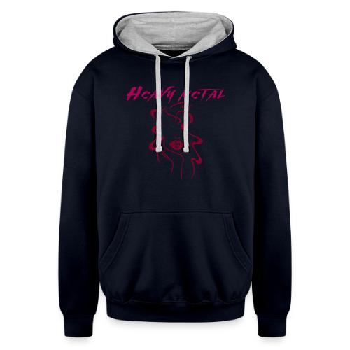 HEAVY METAL - Unisex Contrast Hoodie