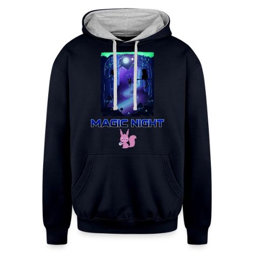 Magic Night - Unisex Contrast Hoodie