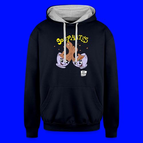 Soup Mates! - Unisex Contrast Hoodie