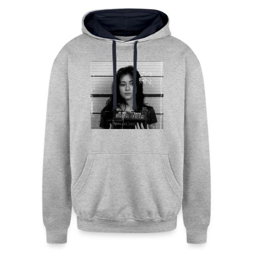 Brenda Walsh Prison - Unisex Contrast Hoodie