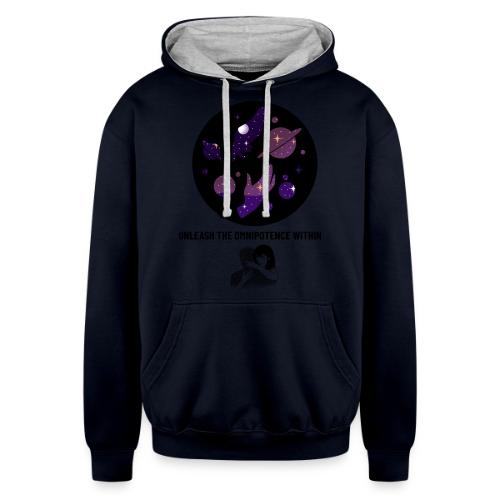 Unleash The Omnipotence Within - Unisex Contrast Hoodie