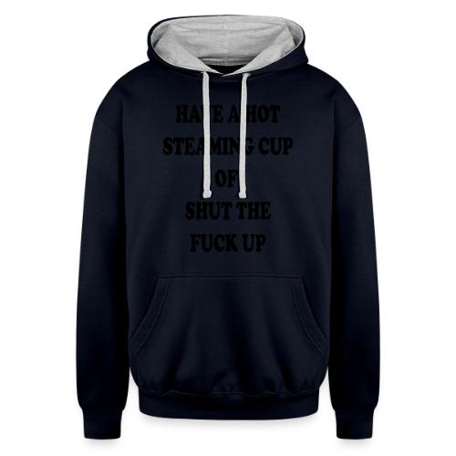 stfu - Unisex Contrast Hoodie