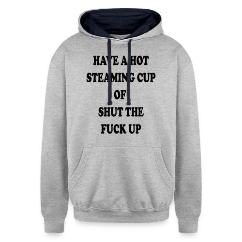 stfu - Unisex Contrast Hoodie