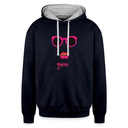 Beautiful Feminine Design - Unisex Contrast Hoodie
