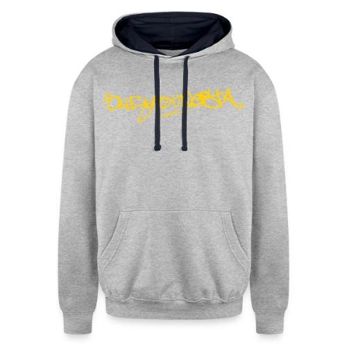 OneYoungsta Graf Writer Yw | NERDSoul - Unisex Contrast Hoodie
