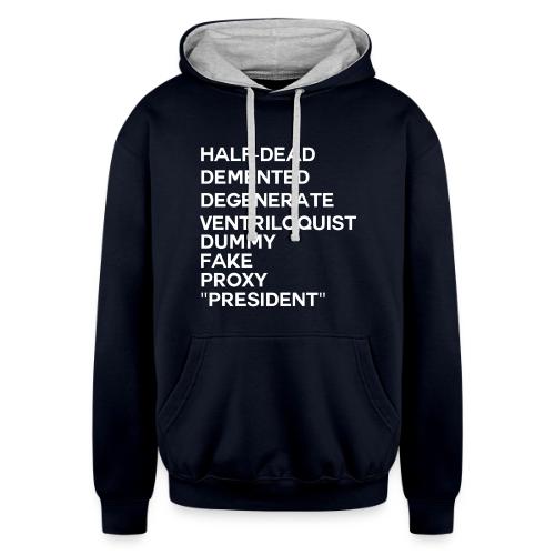TELL IT LIKE IT IS - Unisex Contrast Hoodie