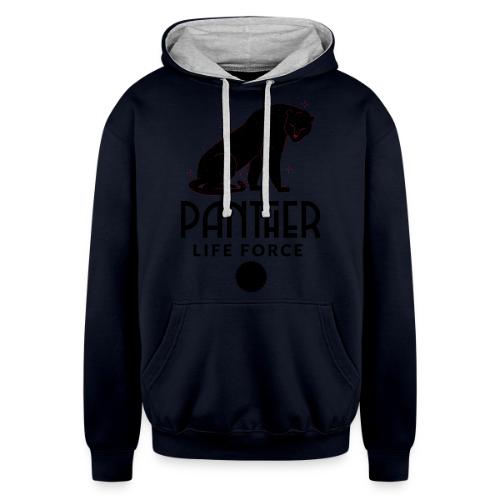 Panther Life Force - Unisex Contrast Hoodie