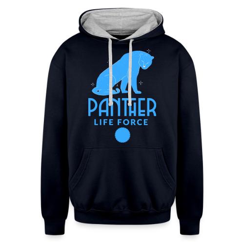 Panther Life Force - Unisex Contrast Hoodie