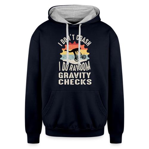 Freestyle gravity check - Unisex Contrast Hoodie