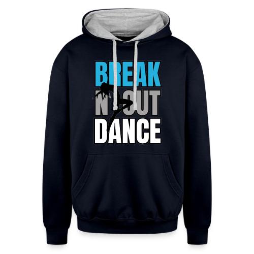 BNO Dance Logo - Unisex Contrast Hoodie