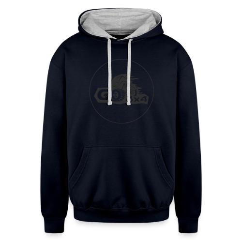 t shirt logo - Unisex Contrast Hoodie