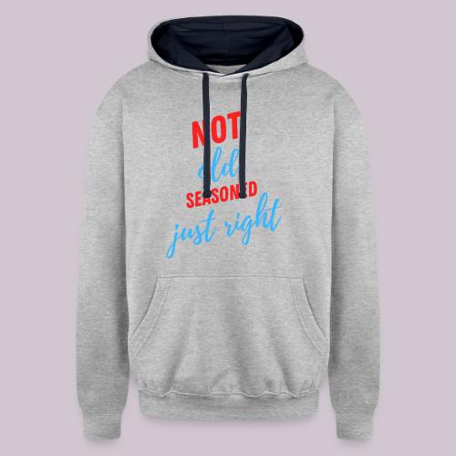 Seasoned - Unisex Contrast Hoodie