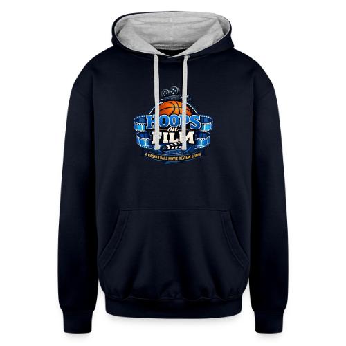 Hoops on Film - Unisex Contrast Hoodie