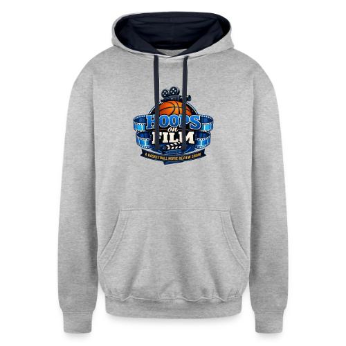 Hoops on Film - Unisex Contrast Hoodie