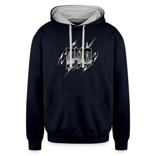 Ayo's Gray - Unisex Contrast Hoodie