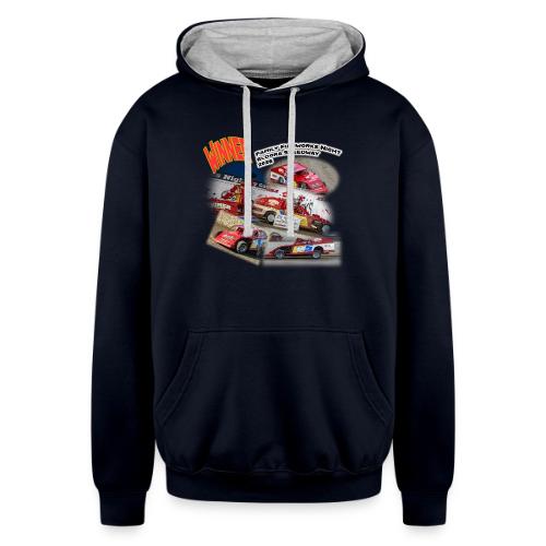 Jonathan Taylor Eldora Speedway FFN#1 Design 2 - Unisex Contrast Hoodie