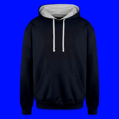 QR Pi - Unisex Contrast Hoodie