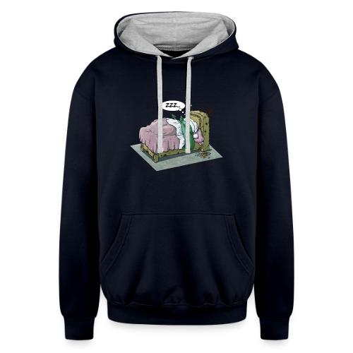 sleepin god - Unisex Contrast Hoodie