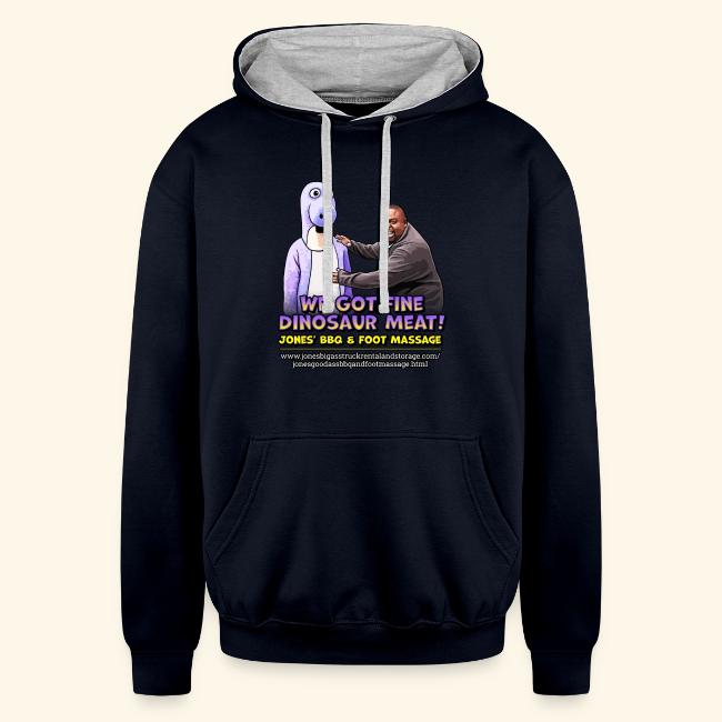 Dinosaur Meat design - Jones BBQ & Foot Massage