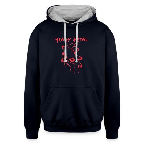HEAVY METALL - Unisex Contrast Hoodie