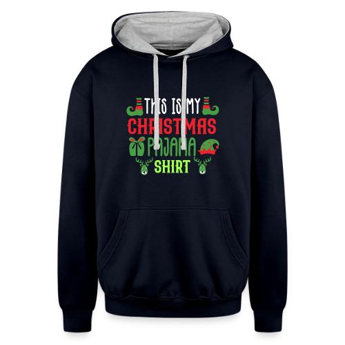 This Is My Hallmarks Movie Watching Men gifts tee - Unisex Contrast Hoodie