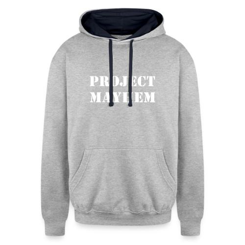 Project Mayhem - Unisex Contrast Hoodie