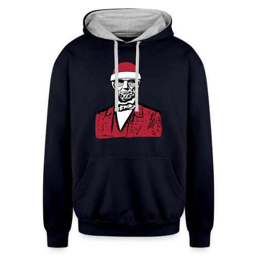 Hip Abraham Lincoln - Unisex Contrast Hoodie