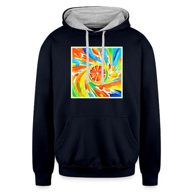 Citrus swirling Splash Design
