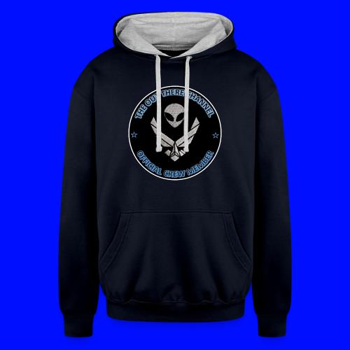 BlackOpsTransBigger1 FrontOnly - Unisex Contrast Hoodie